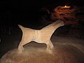 "Queen's Watchdog" formation at Longhorn Cavern