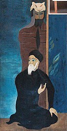 Rüstəm Mustafayev – Firdovsinin portreti . 1934. Azərbaycan Milli İncəsənət Muzeyi