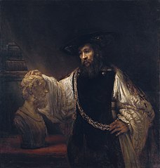 Aristote contemplant le buste d’Homère