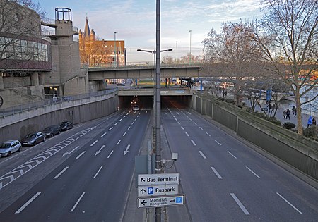 Rheinufertunnel koeln