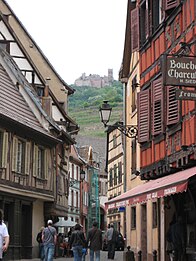 Altstadt mit der Ulrichsburg im Hintergrund