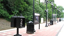 CCRNJ right-of way at Richard St Station on former Morris Canal Richard Street HBLR platform jeh.JPG