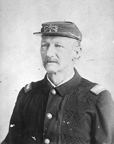 Robert Knickmeyer, commander of the company during the Civil War Robert Knickmeyer (5857007327).jpg