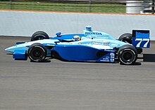 Roberto Moreno during 2007 Indianapolis 500 practice RobertoMorenoPracticing2007Indy500.jpg