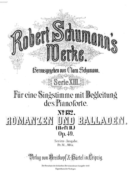 File:Romanzen und Balladen, Op. 49 by Robert Schumann, sheet music.pdf