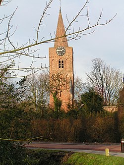 Abad ke-14 Romboutstoren (Rombouts tower) di Andel