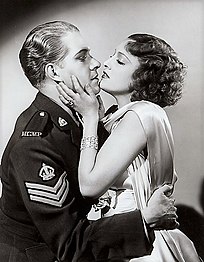 Nelson Eddy y Jeanette MacDonald en Rose Marie, 1936.