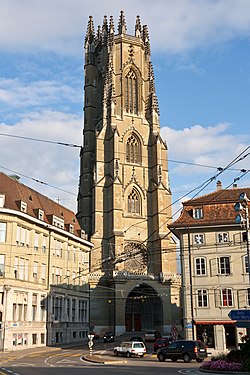 Saint nicholas cathedral in fribourg.jpg