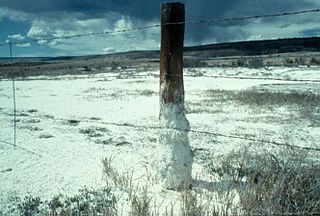 Soil salinity process of increasing the salt content