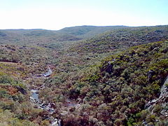 Vista panorámica del Salto del Penitente desde uno de los miradores.