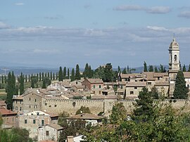 Panorama of San Quirico d'Orcia