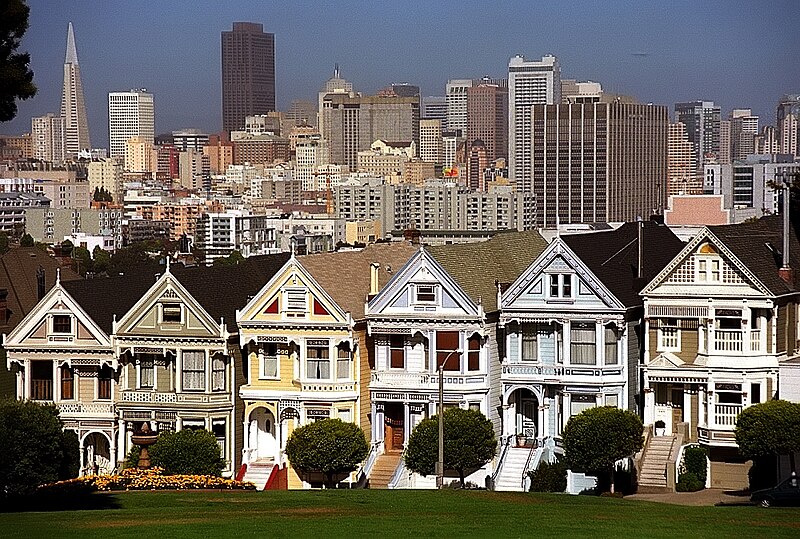 File:San Francisco - Alamo Square & Skyline (1526907033).jpg