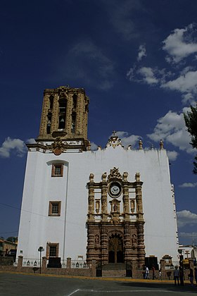 San Juan Bautista Parish in Zimapan, Hidalgo, Mexico.jpg