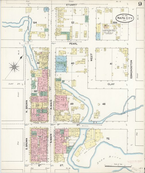 File:Sanborn Fire Insurance Map from Napa, Napa County, California. LOC sanborn00707 002-9.tif