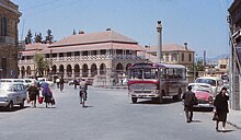 Sarayonu Square of North Nicosia in 1969, after the division of the city Sarayonu old North Nicosia.jpg