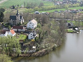 Schönfels - view from the castle tower
