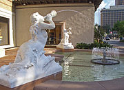 Mermaid Fountain, at Nichols Road & Broadway, in The Plaza. Sea Sirens Fountain Kansas City MO.jpg