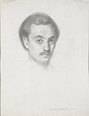 Zelf-schets door Kahlil Gibran.jpg