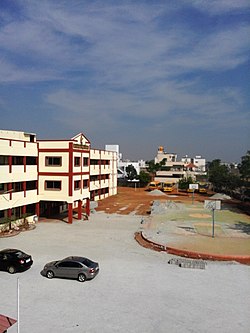 Sharada School Bogadi with Skyline