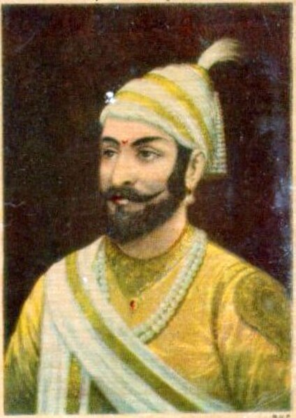 Portrait of Shivaji, the founder of Maratha Empire.