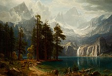 《內華達山脈》（Sierra Nevada），約1871年–1873年，雷諾達美國藝術博物館