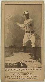 Silver King Silver King, St. Louis Browns, baseball card portrait LCCN2008675143.jpg