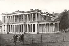Pre-1901 photograph of Silverton Park, south front viewed from the south-east SilvertonPark Devon Pre1901.jpg