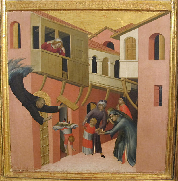 Simone Martini, Miracolo del beato Novello, Siena, Pinacoteca Nazionale