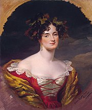 Portrait de Sofia Stanislavovna Kiseleva.  Grande-Bretagne, 1831.