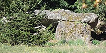 Ferme Brûlée'den dolmen ve parlatıcı.