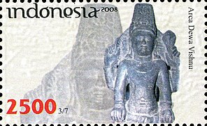 Stamp of Indonesia - 2008 - Colnect 248161 - Arca Dewa Vishnu.jpeg