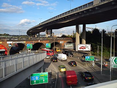 How to get to Staples Corner with public transport- About the place