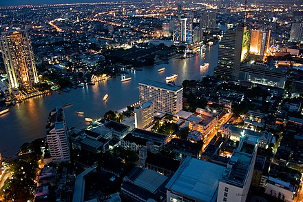 Nighttime view from State Tower