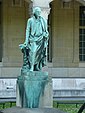 Statue de Parmentier à la faculté de pharmacie de Paris, bronze par Pierre Hébert, fondeur Victor Thiébaut.