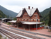 Stazione di arrivo della Ferrovia Torino-Ceres.