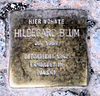 Stolperstein Güntzelstr 49 (Wilmd) Hildegard Blum.jpg
