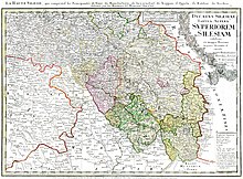 Map of Upper Silesia and the Duchies of Silesia, 1746 Superiorem Silesiam AD1746.jpg