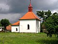 Čeština: Kostel svatého Mikuláše v obci Svatý Mikuláš English: Saint Nicholas Church in Svatý Mikuláš, Czech Republic