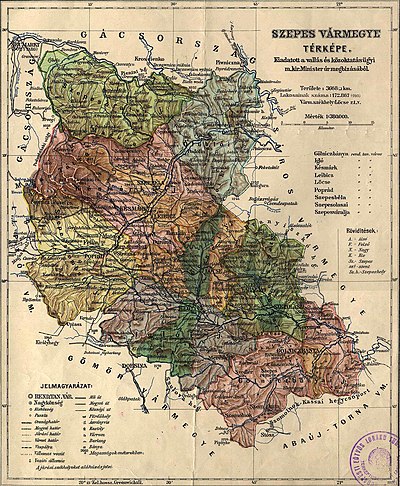 Mapa administrativo do condado de Szepes.jpg