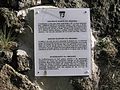 Čeština: Třebíč, informační tabule u pozůstatků bašt na vyvýšenině Hrádek