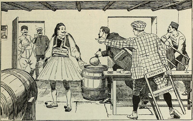 File:THE BULGARIANS AND GERMANS TRESPASSING ON GREEK SOIL (caricature).jpg