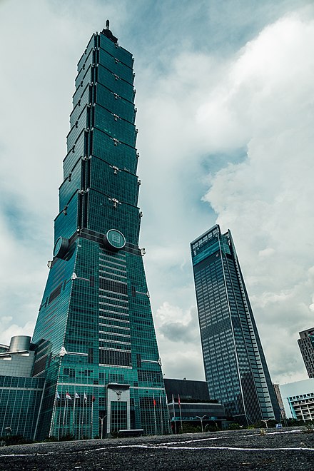 Taipei 101, the tallest and largest LEED Platinum certified building in the world since 2011.