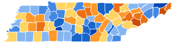 Tennessee Presidential Election Results 1852.svg