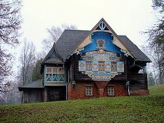 Casa Teremok din Talashkino, o operă neorusă de Sergey Malyutin (1901–1902)