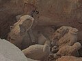 Ruined warriors of the Terracotta Army in Pit 1, Xi'an, China.