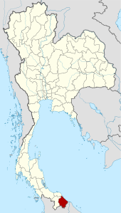 Narathiwat – Localizzazione