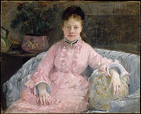 The Pink Dress, vers 1870