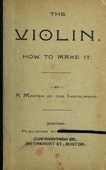 Thumbnail for File:The violin, how to make it (IA violinhowtomakei00mast).pdf