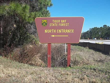 North Entrance sign