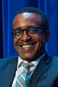 Actor and comedian Tim Meadows guest starred in the episode as the titular client. Tim Meadows at PaleyFest Fall TV Previews 2014.jpg